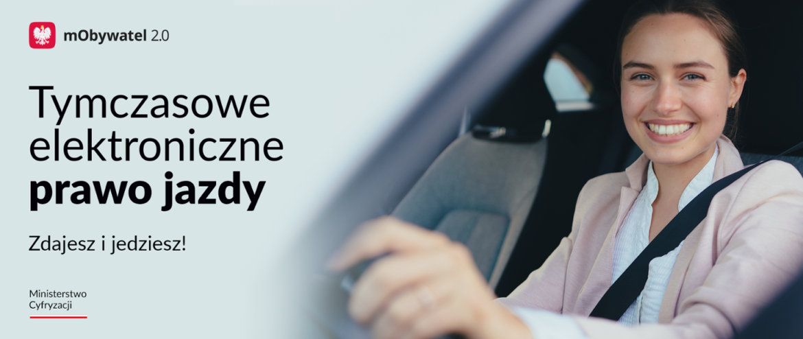 Zdajesz i jedziesz – tymczasowe prawo jazdy w aplikacji mObywatel