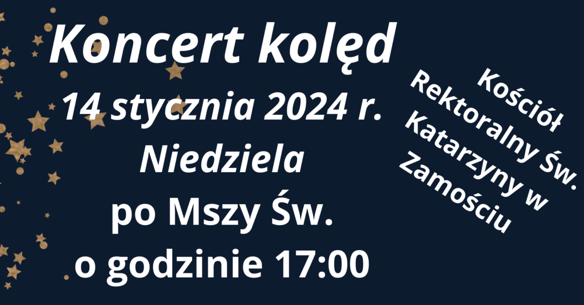 Zapraszamy na koncert kolęd Chóru AZ