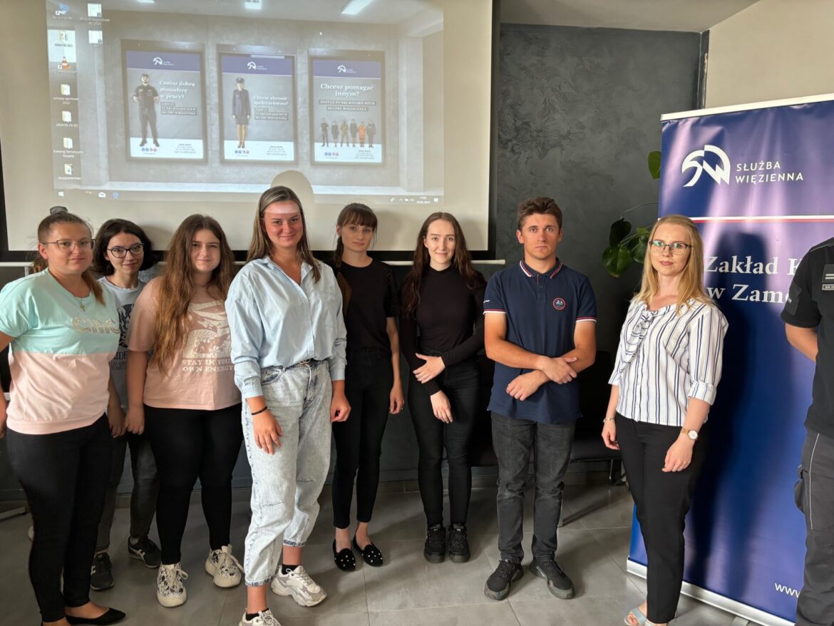 Wizyta studyjna studentów pedagogiki w Oddziale Zewnętrznym Zakładu Karnego w Zamościu