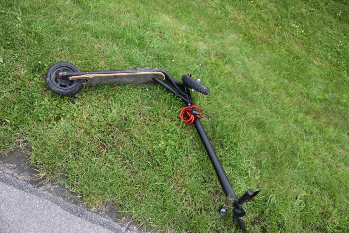 Wypadek 11-latka na hulajnodze elektrycznej