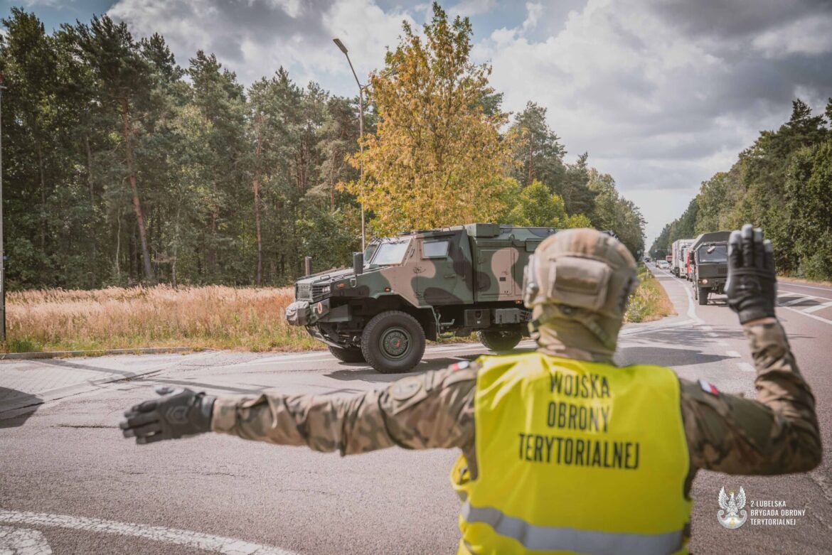 2 Lubelska Brygada OT w ćwiczeniu ŻELAZNY OBROŃCA-25– wzmożony ruch wojsk na drogach
