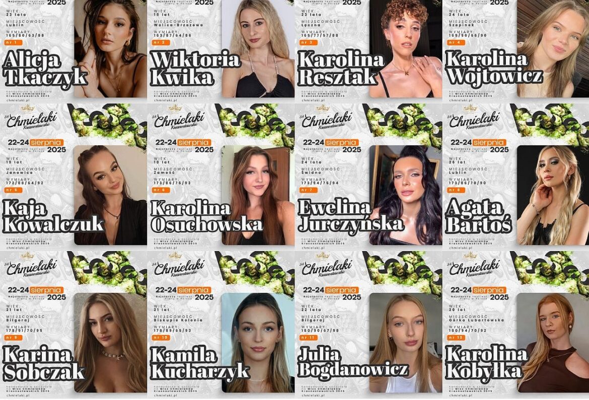Poznajcie finalistki Miss Chmielaków 2025!