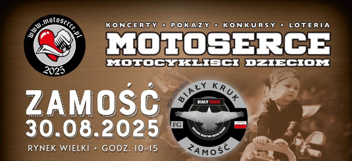 „Motoserce” na zamojskim Rynku Wielkim