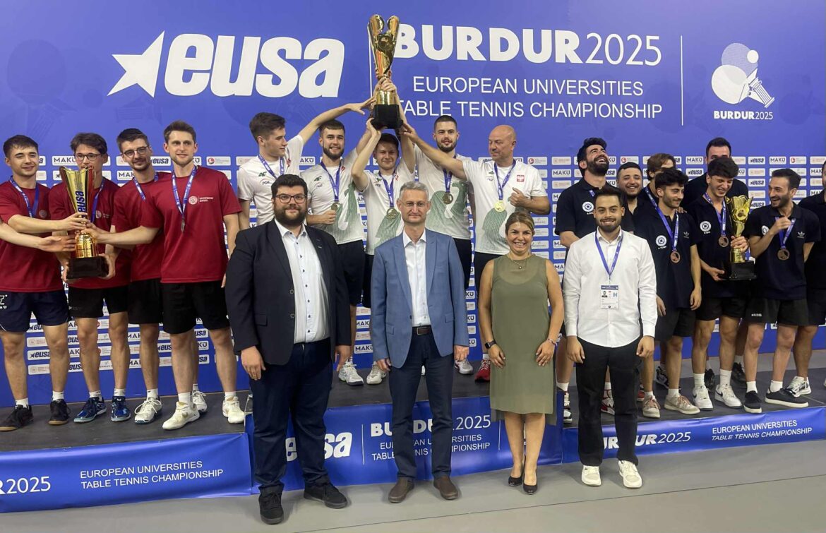 Drużyna AZ Akademickim Mistrzem Europy w tenisie stołowym!
