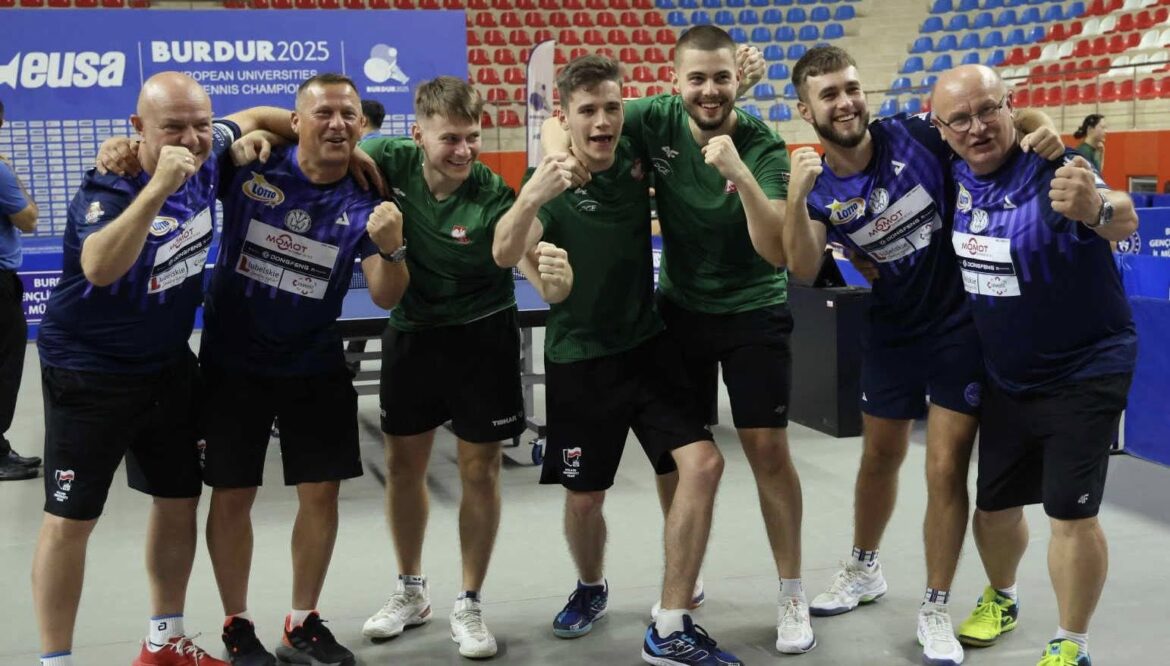 Studenci AZ najlepsi w Europie w tenisie stołowym!