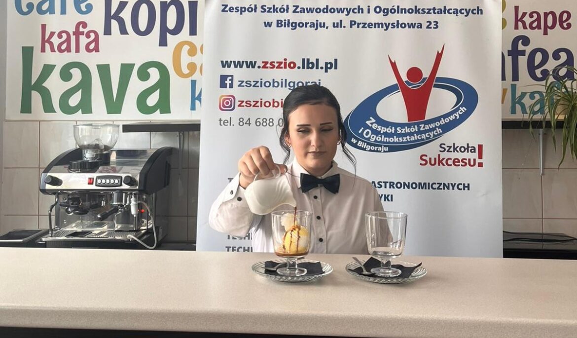Kawa na ławę – uczniowie ZSZiO uczą sztuki baristyki