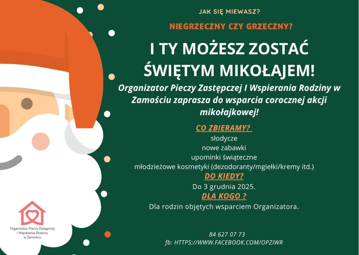 I Ty możesz zostać św. Mikołajem