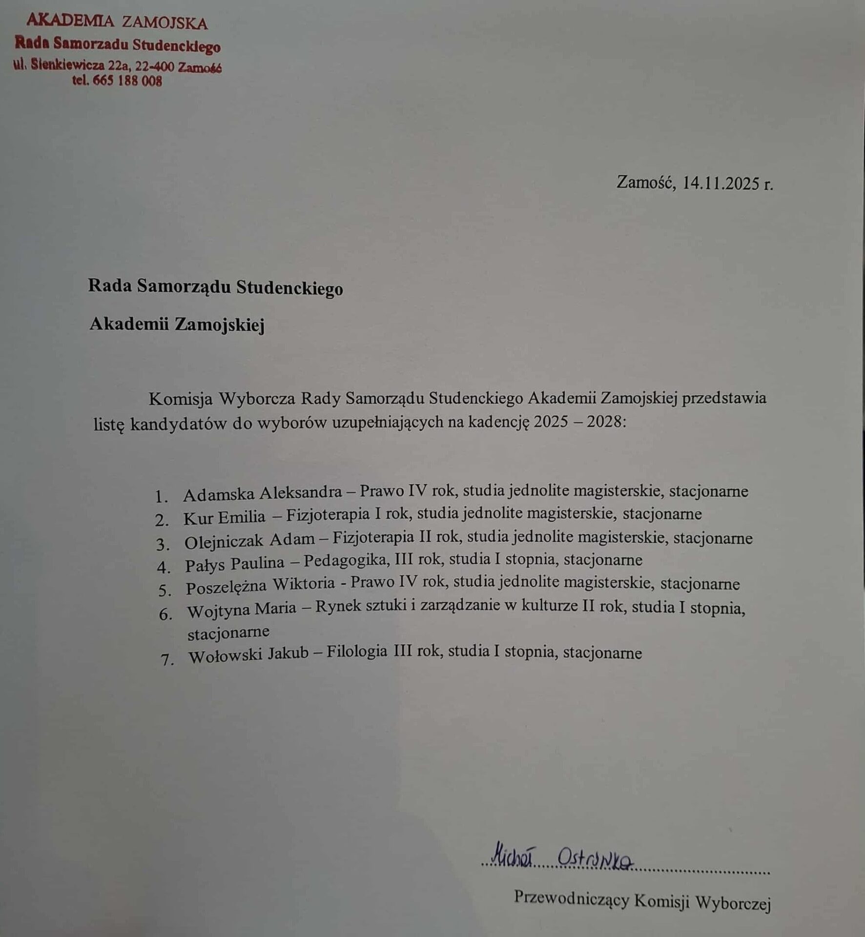 Przed nami wybory do Rady Samorządy Studenckiego AZ