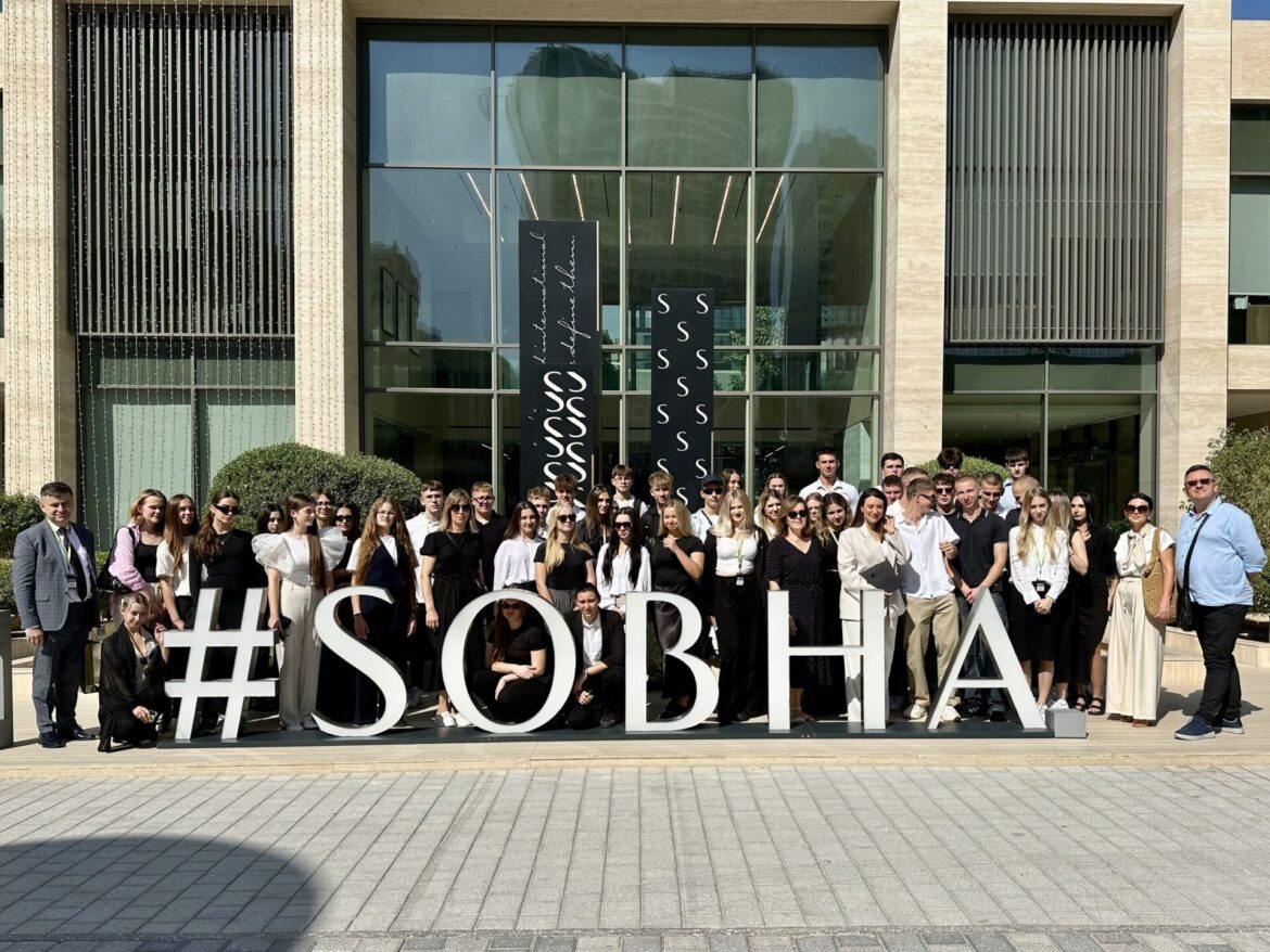 Uczniowie biłgorajskiej „Budowlanki” z wizytą u dewelopera Sobha Realty w Dubaju!