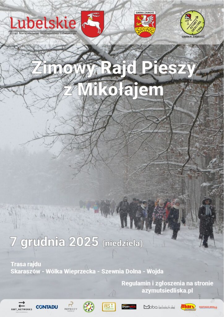 Zapisz się na Zimowy Rajd Pieszy z Mikołajem