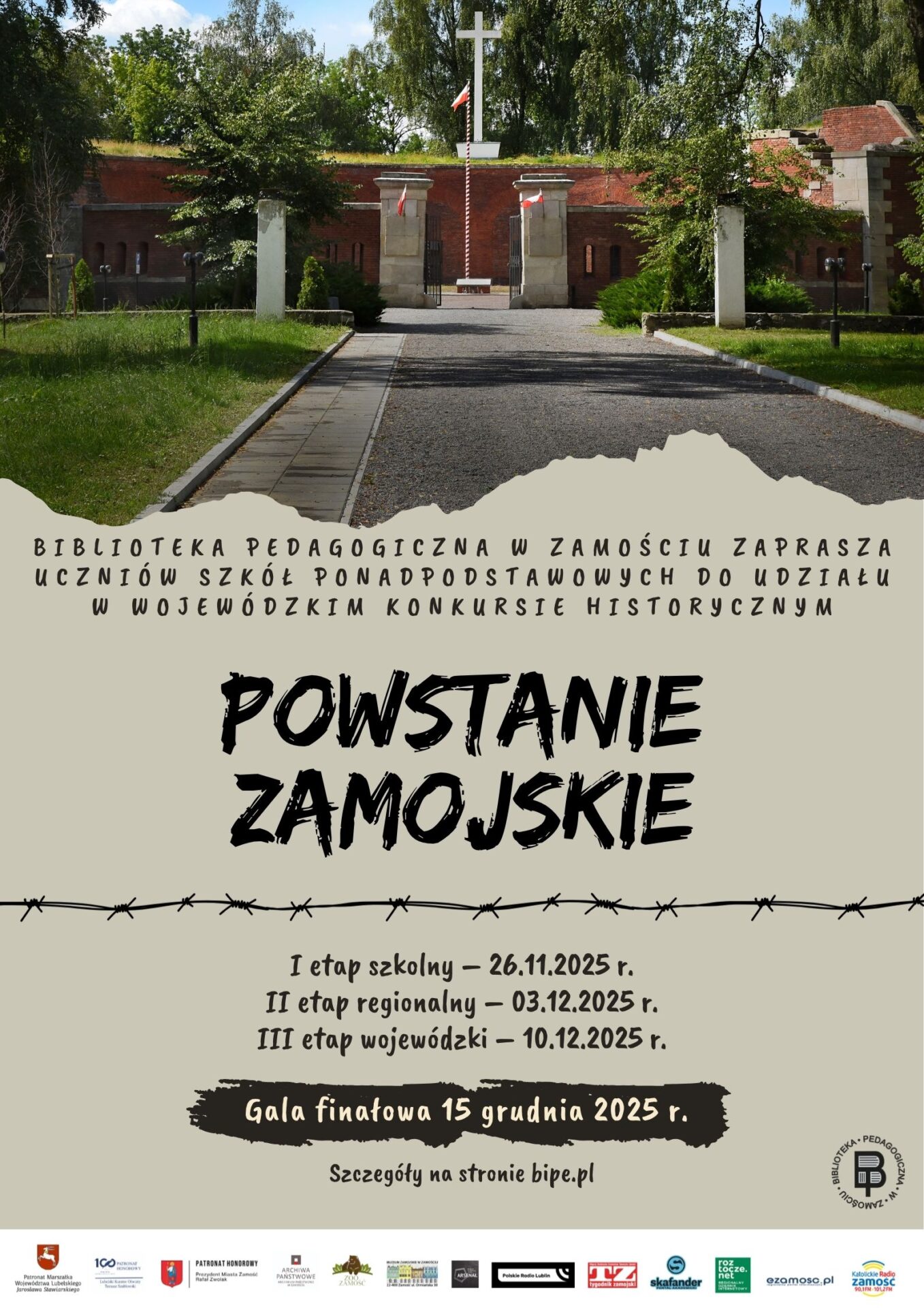 Znamy finalistów Wojewódzkiego Konkursu Historycznego „Powstanie Zamojskie”