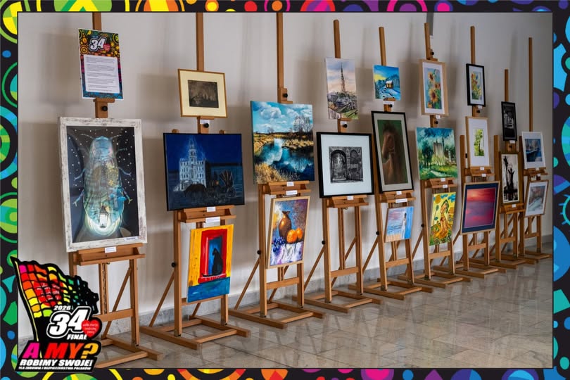 Zobacz jakie dzieła można nabyć w Galerii Dobroczynności WOŚP w Zamojskim Domu Kultury