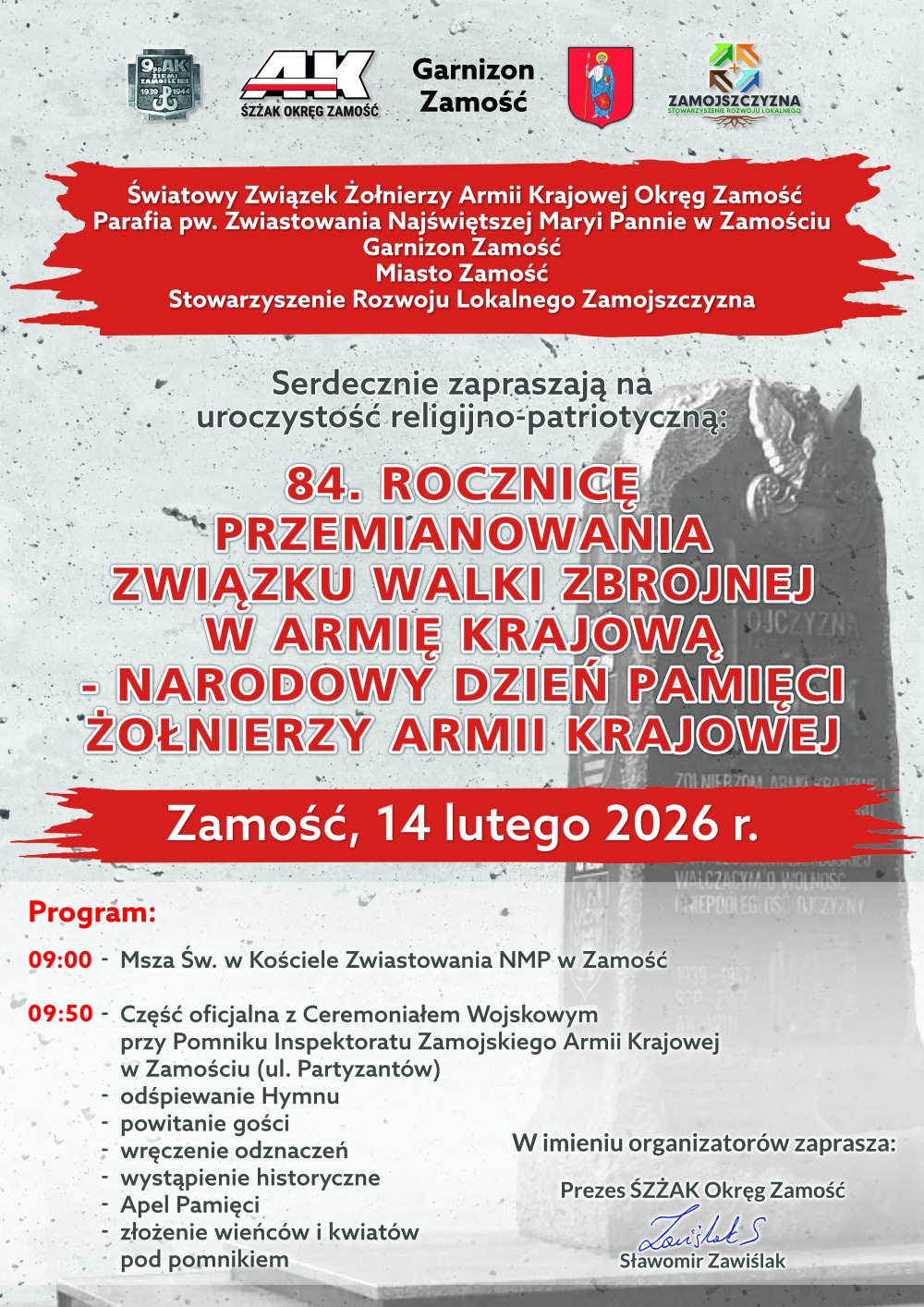 Przed nami obchody Narodowego Dnia Pamięci Żołnierzy Armii Krajowej – 84. rocznicy Przemianowania ZWZ w Armię Krajową