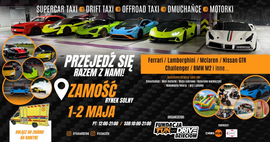 Motoryzacyjna Majówka na Rynku Solnym w Zamościu