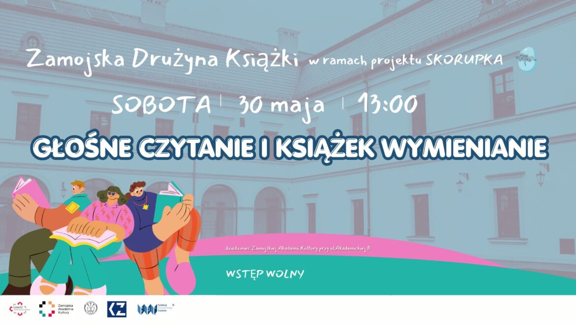 Zamojska Akademia Kultury zachęca do wspólnego świętowania Tygodnia Głośnego Czytania
