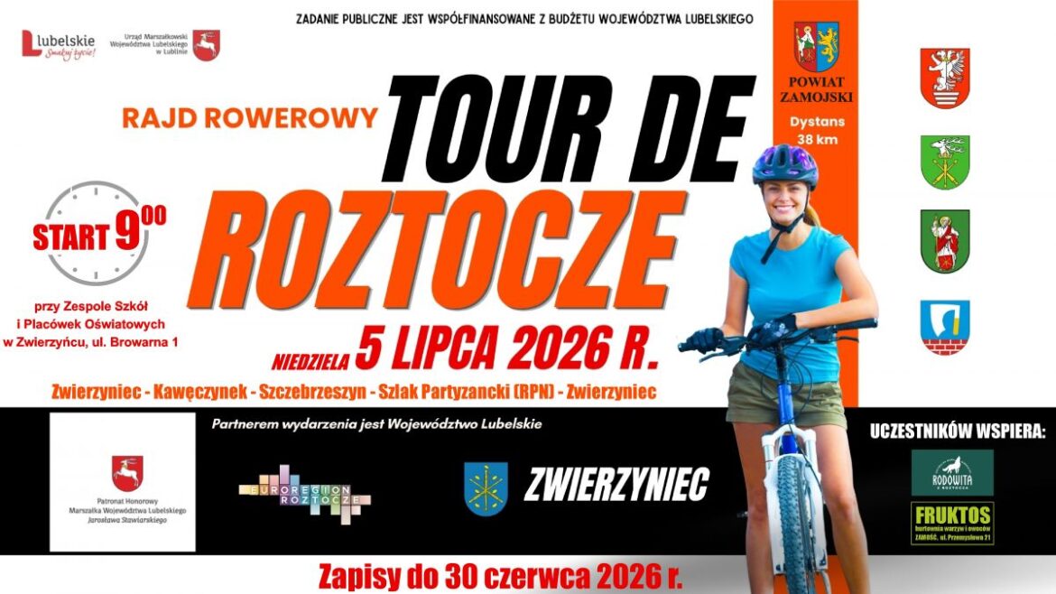 Zbliża się Tour de Roztocze 2026 – Zwierzyniec