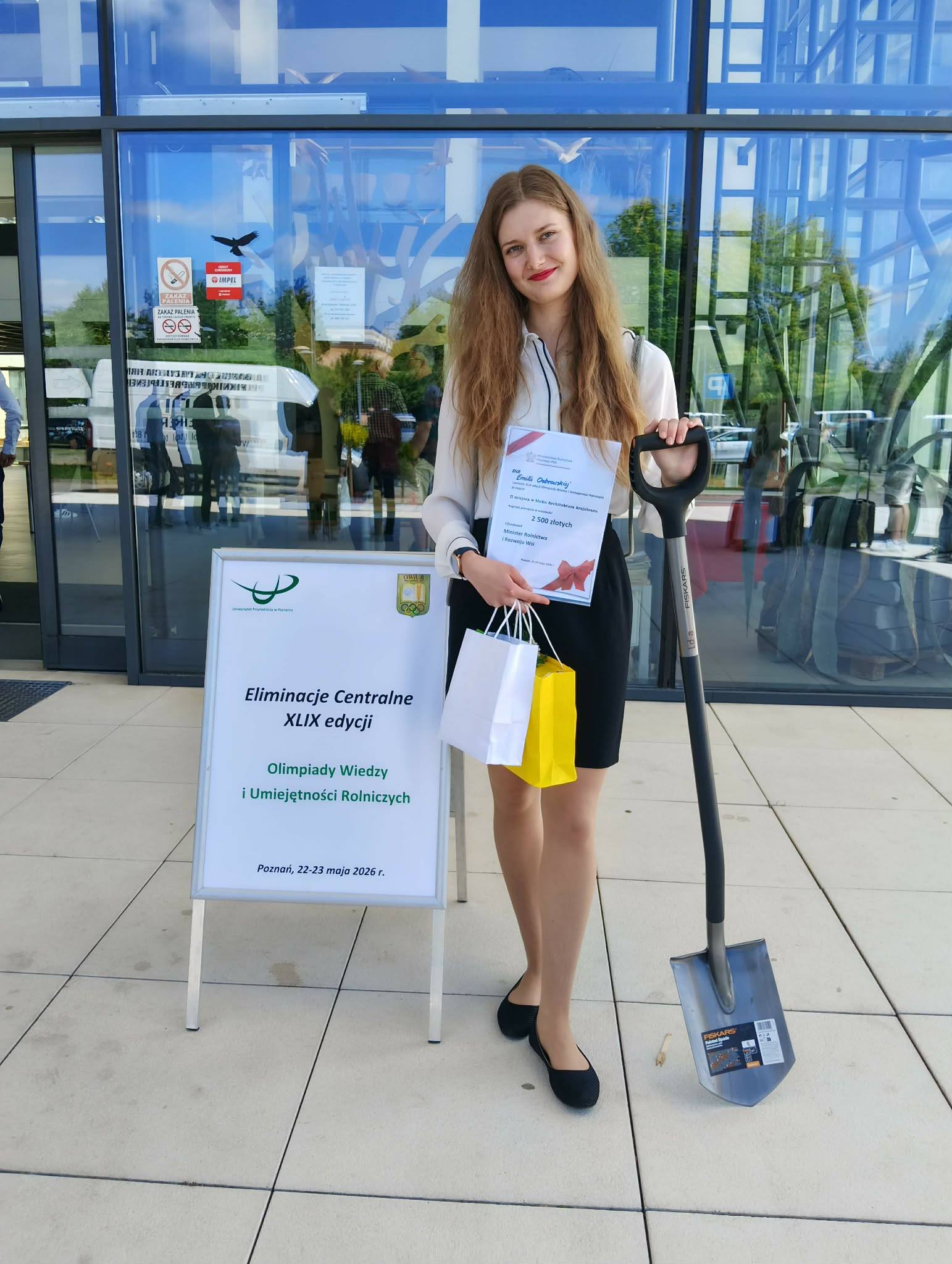 Emilia z „Rolniczaka” laureatką Olimpiady Wiedzy i Umiejętności Rolniczych