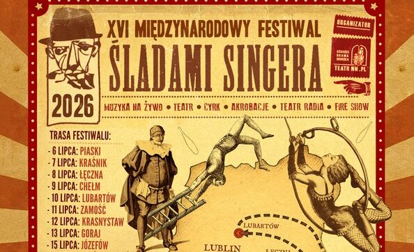 XVI Międzynarodowy Festiwal Śladami Singera w Krasnymstawie!