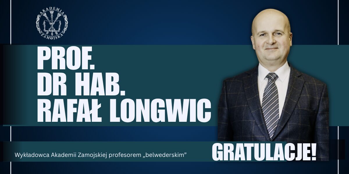 Wykładowca Akademii Zamojskiej profesorem „belwederskim”