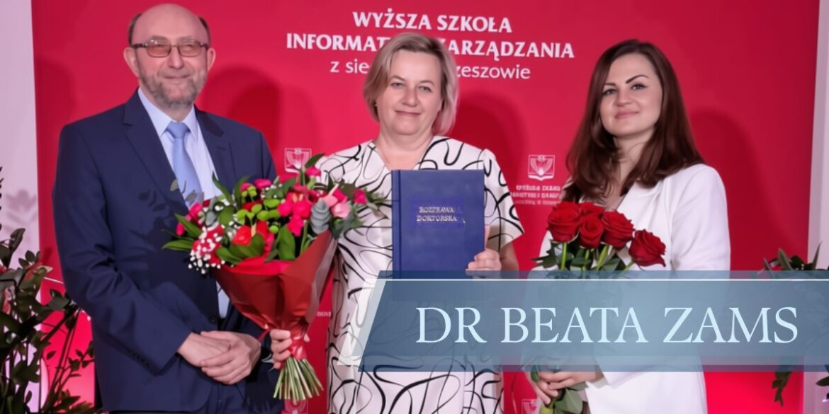 Beata Zams ze stopniem doktora!