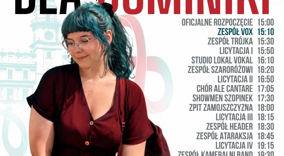 Charytatywny koncert na Rynku Wielkim. Wszyscy gramy dla Dominiki