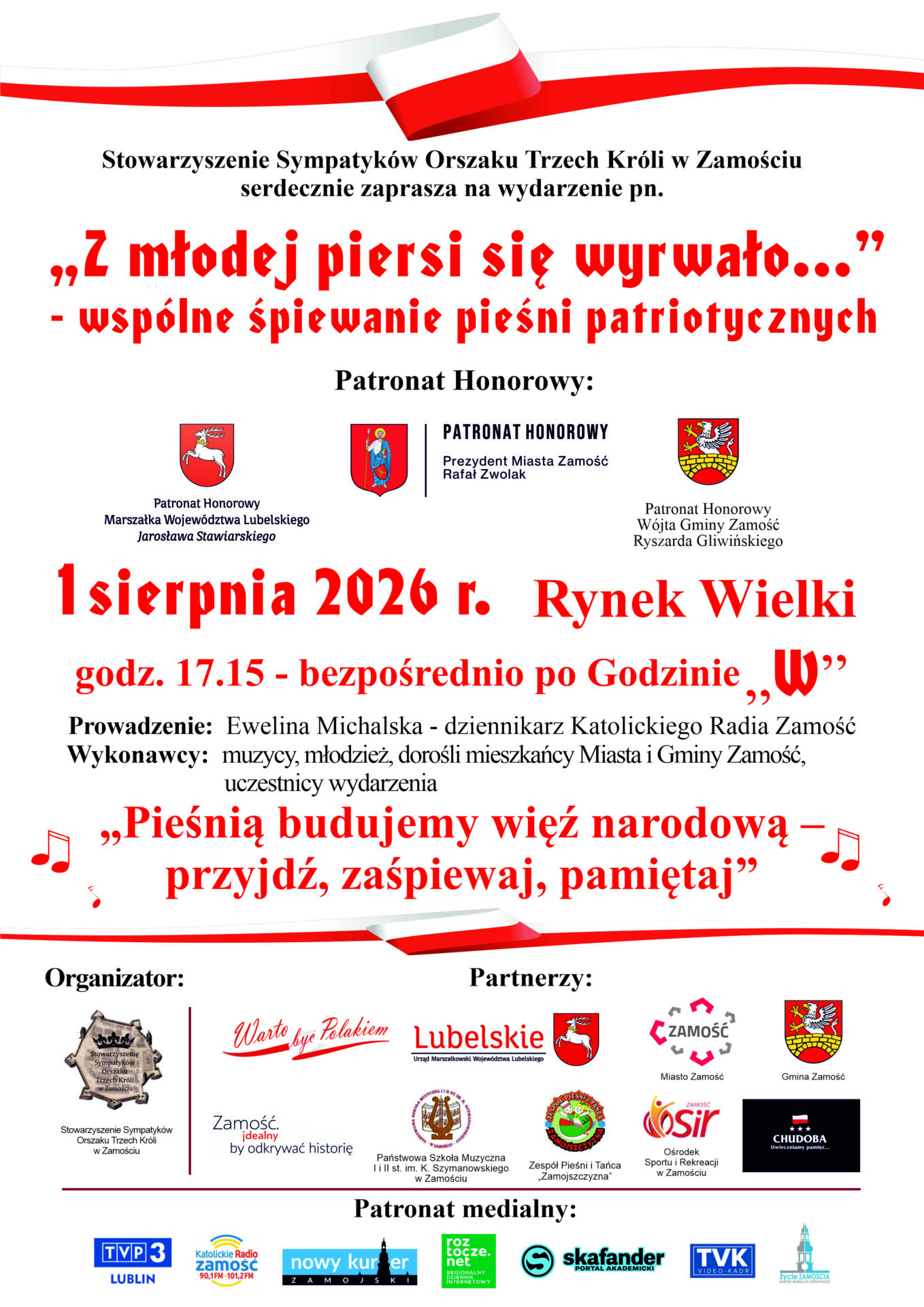 „Z młodej piersi się wyrwało…” – wspólne śpiewanie pieśni patriotycznych
