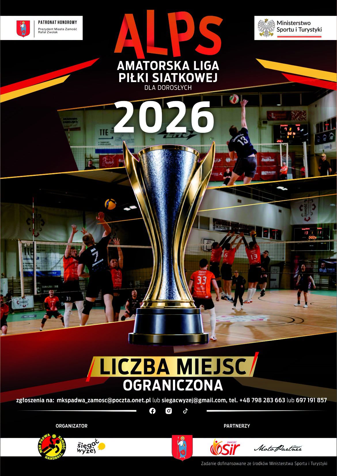 Padwa zaprasza na Amatorską Ligę Piłki Siatkowej