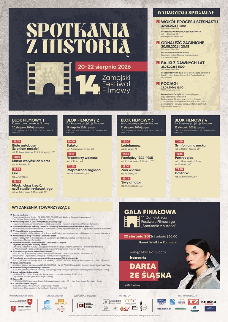 Historie, które zostają. Filmy konkursowe 14. ZFF „Spotkania z historią”