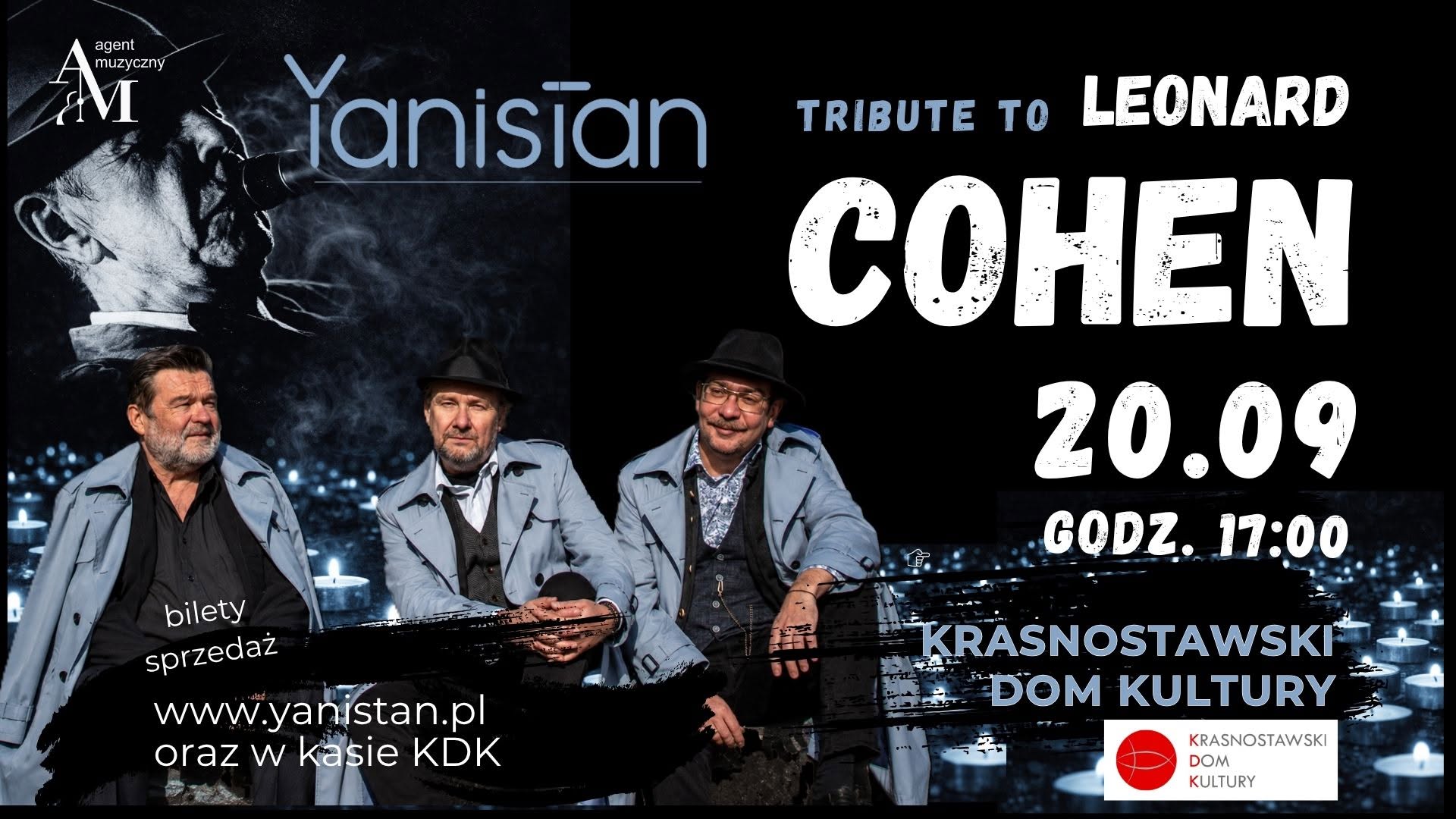 Najpiękniejsze pieśni Cohena w Krasnymstawie