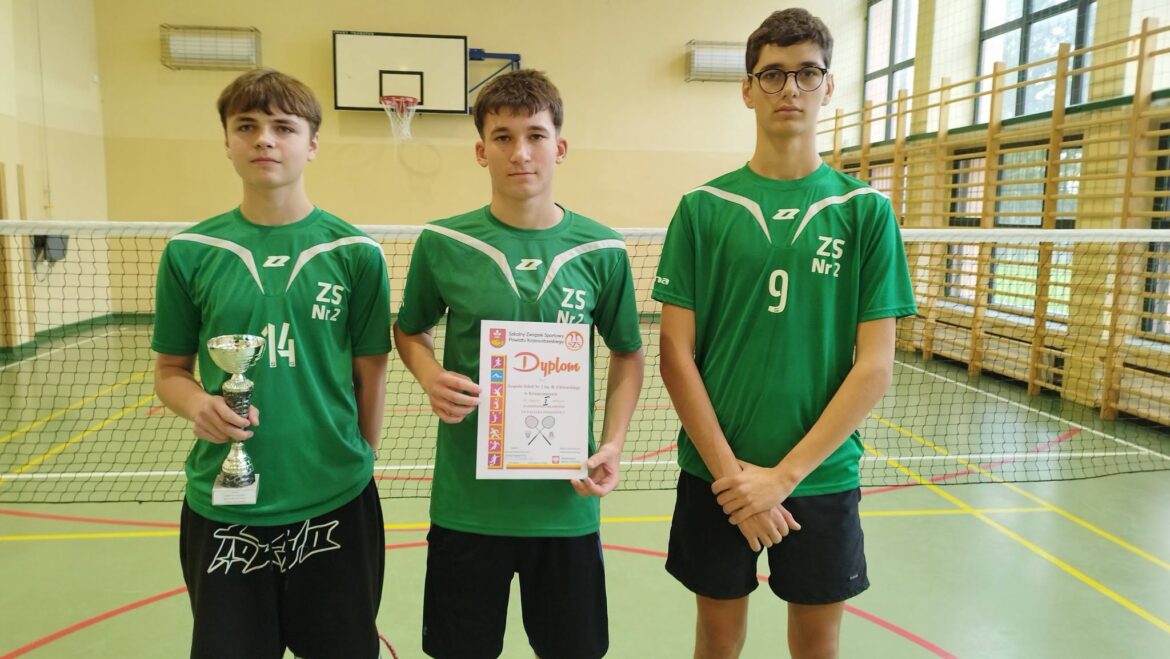 „Głowacki” mistrzem Licealiady w badmintonie