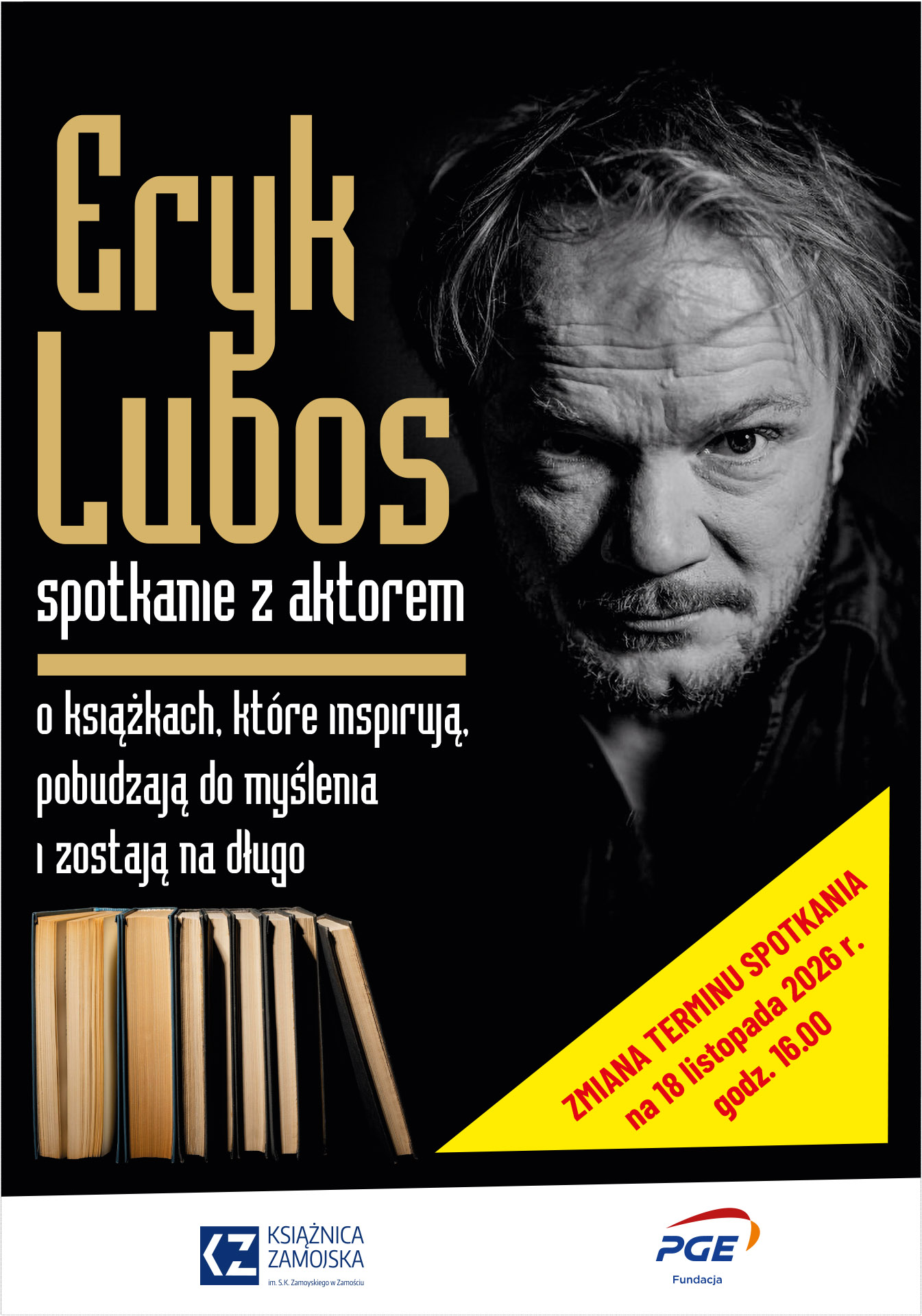 Eryk Lubos w Książnicy Zamojskiej