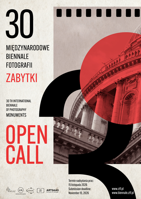 OPEN CALL! XXX Międzynarodowe Biennale Fotografii „Zabytki”